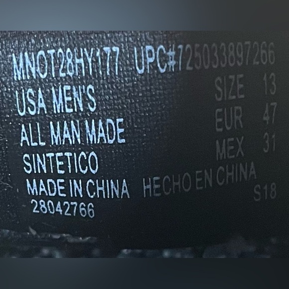 Ozark Trail Mens Size 13 Faux Leather Closed Toe Outdoor Sandals Gray Blue - Picture 8 of 8